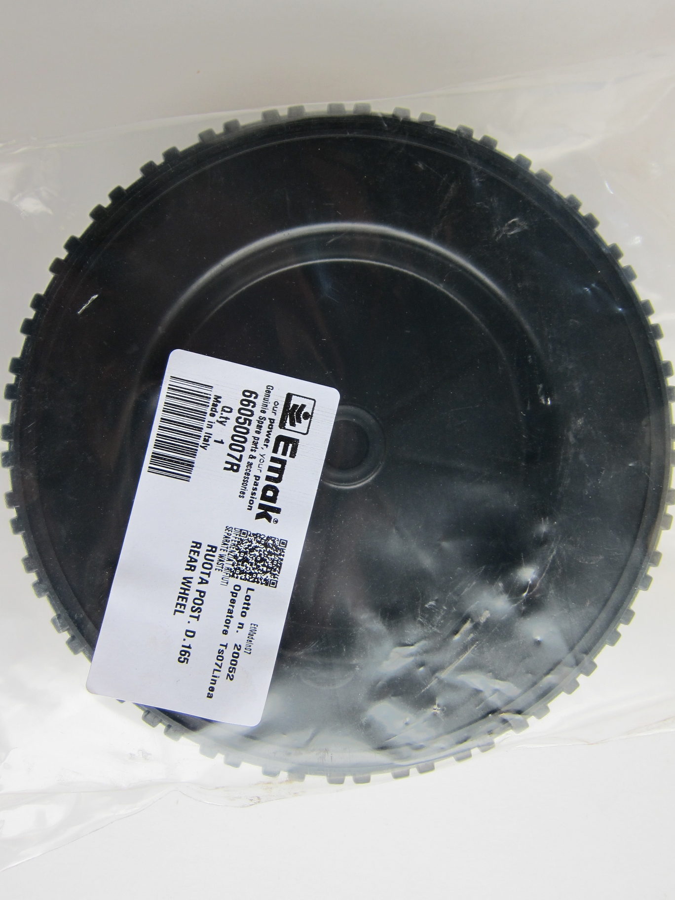Колесо efco (Колесо заднее PR 35 - 40) 66050007R