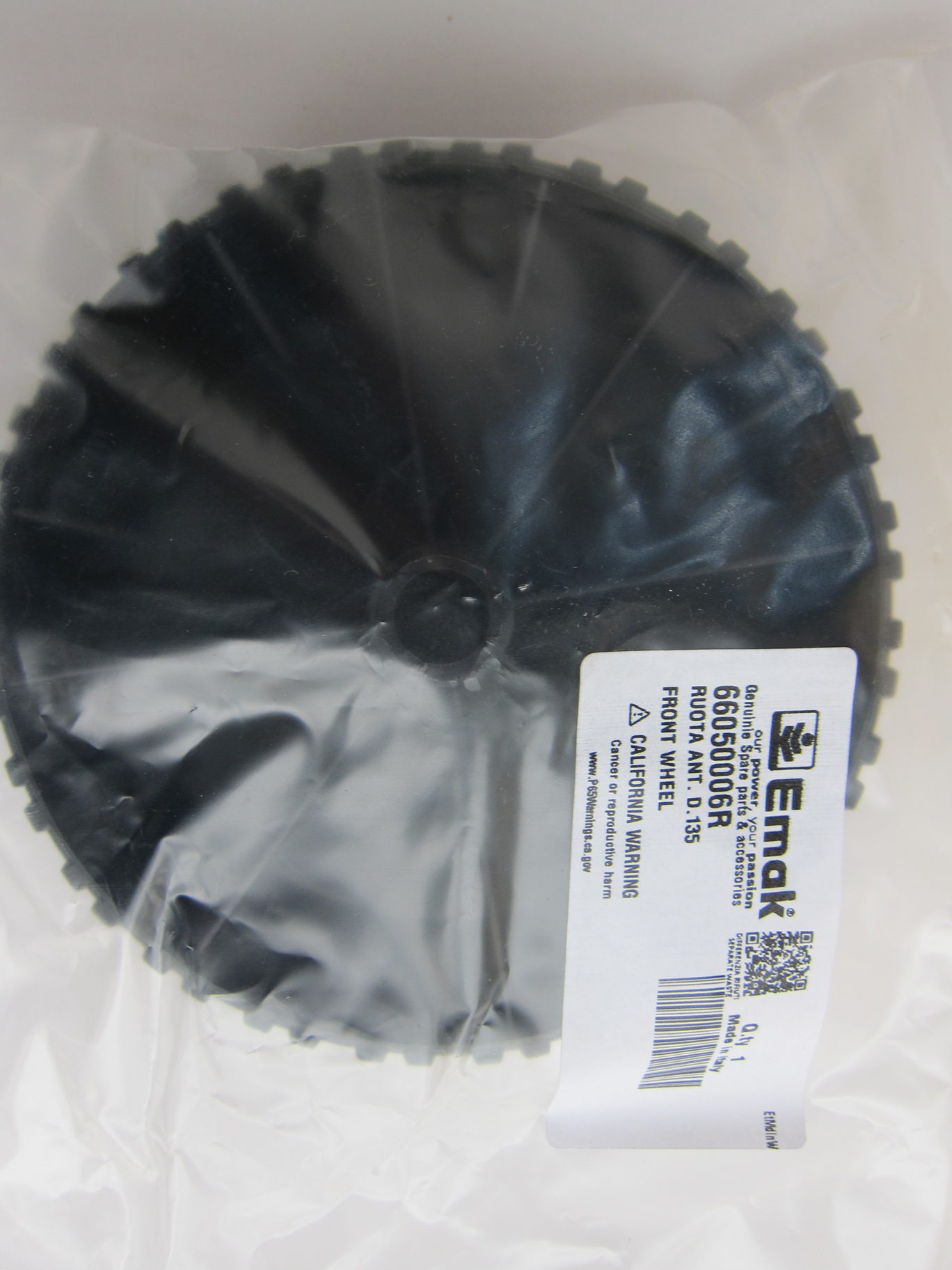 Колесо переднее efco (Колесо для EFCO PR 40 S) 66050006R