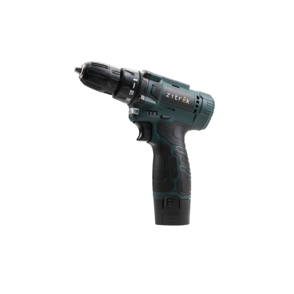 Дрель-шуруповерт аккумуляторная ZITREK Green 12V Max 085-1015