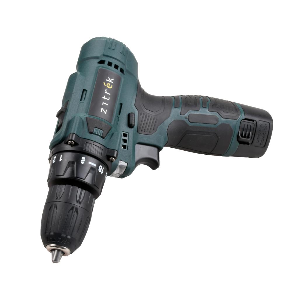 Дрель-шуруповерт аккумуляторная ZITREK Green 12V Max 085-1016