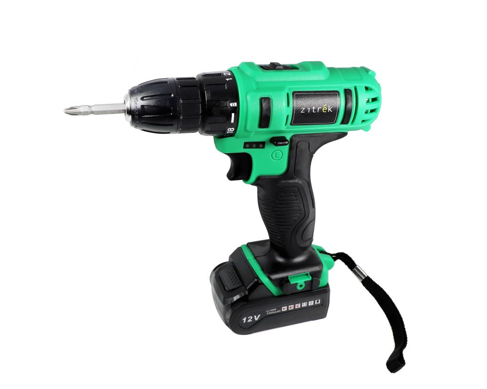 Дрель-шуруповерт аккумуляторная Zitrek Greenpower 12-Li
