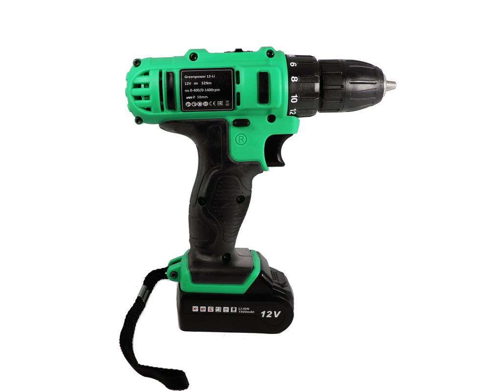 Дрель-шуруповерт аккумуляторная Zitrek Greenpower 12-Li