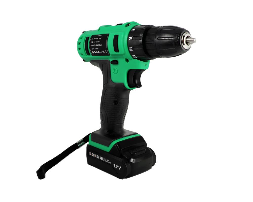 Дрель-шуруповерт аккумуляторная Zitrek Greenpower 12-Li
