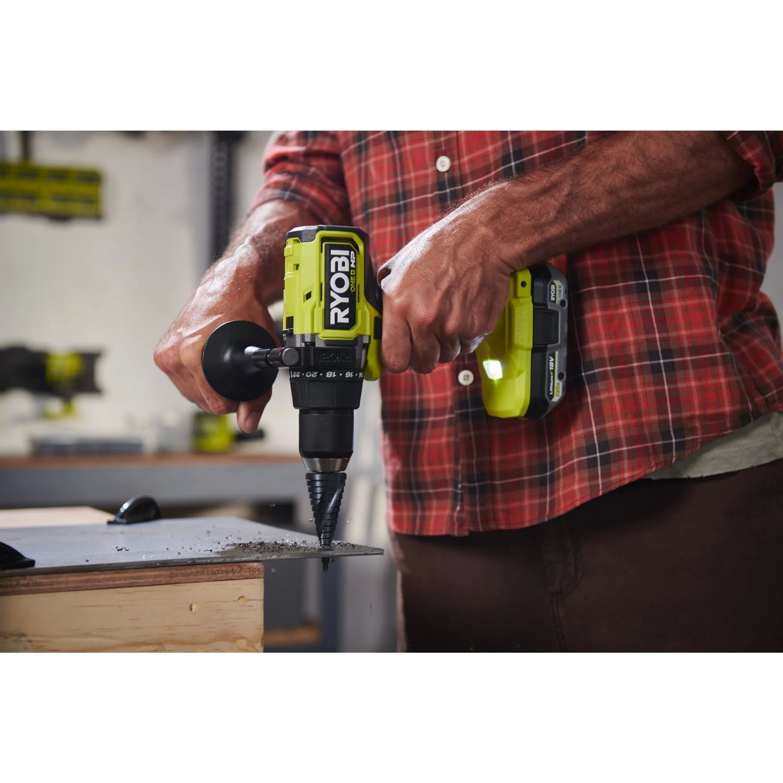 Дрель-шуруповерт ударная RYOBI RPD18X1-1C50S система ONE +