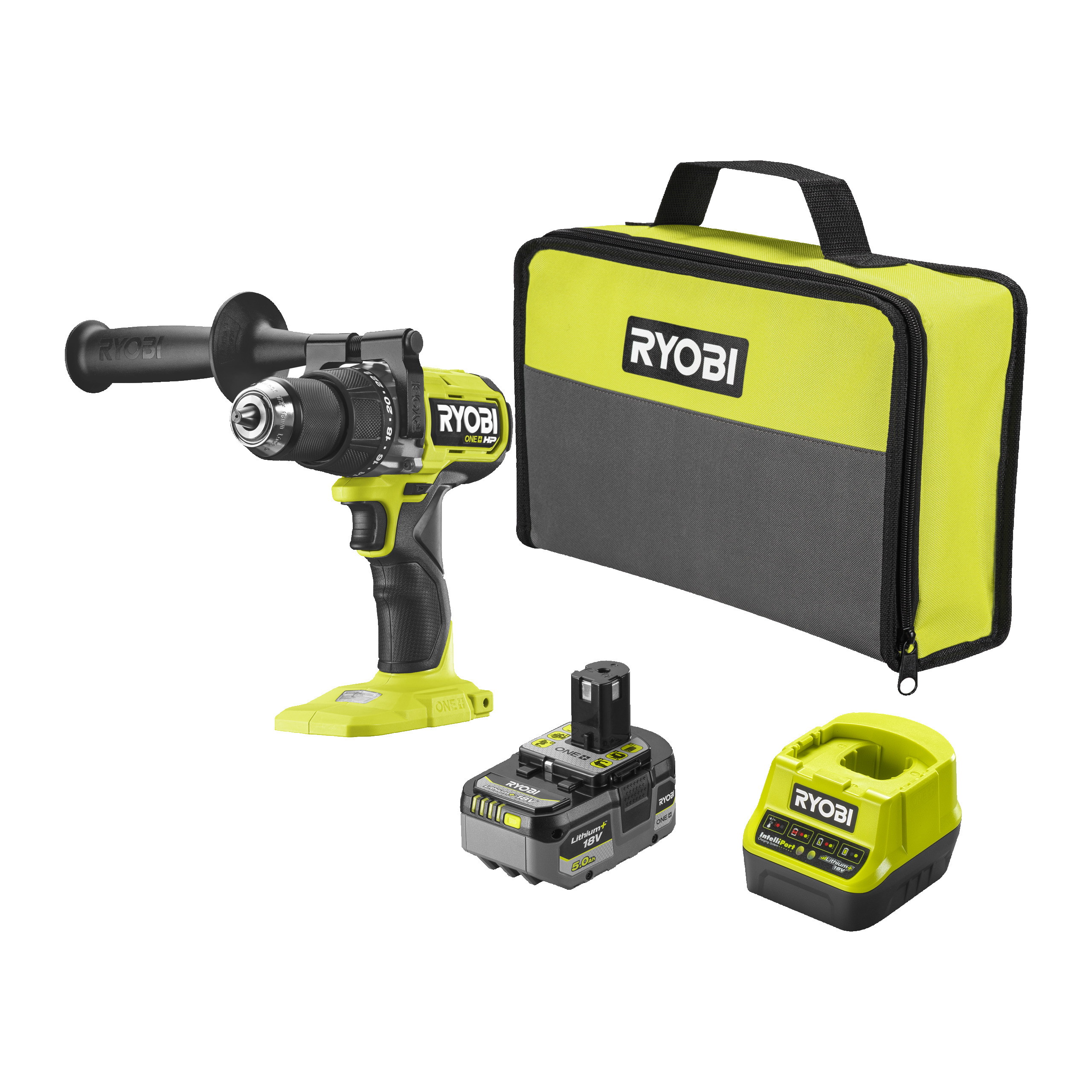 Дрель-шуруповерт ударная RYOBI RPD18X1-1C50S система ONE +