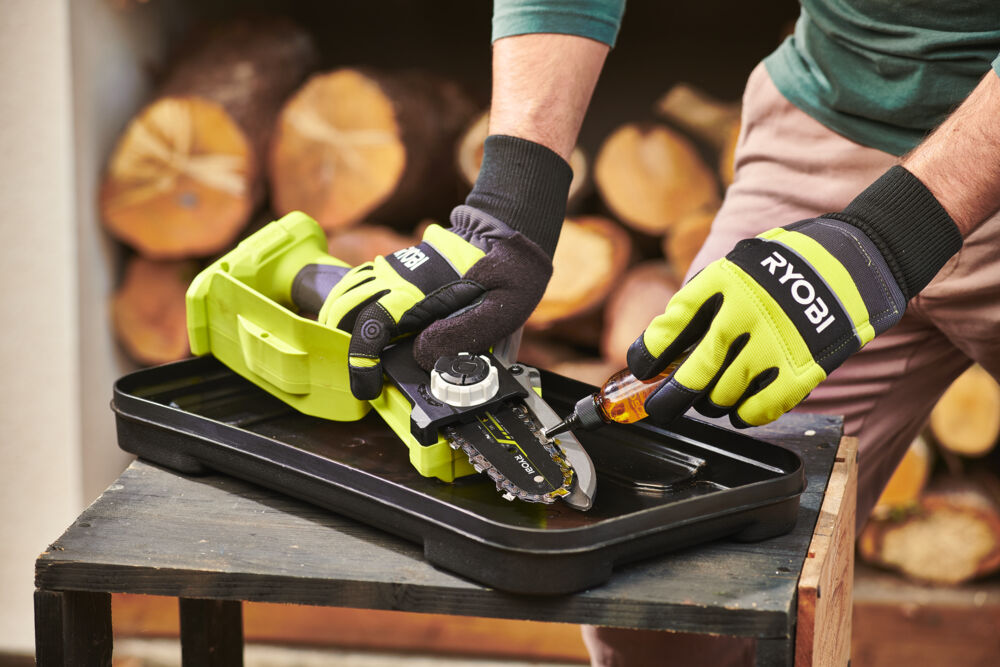 Пила цепная RYOBI RY18PSX10A-0 (без батареи) система ONE +