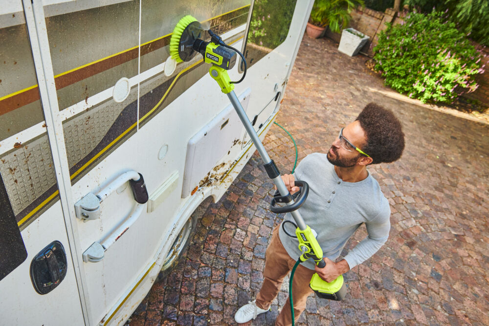 Телескопическая щетка RYOBI RWTS18-0 (без батареи) система ONE +