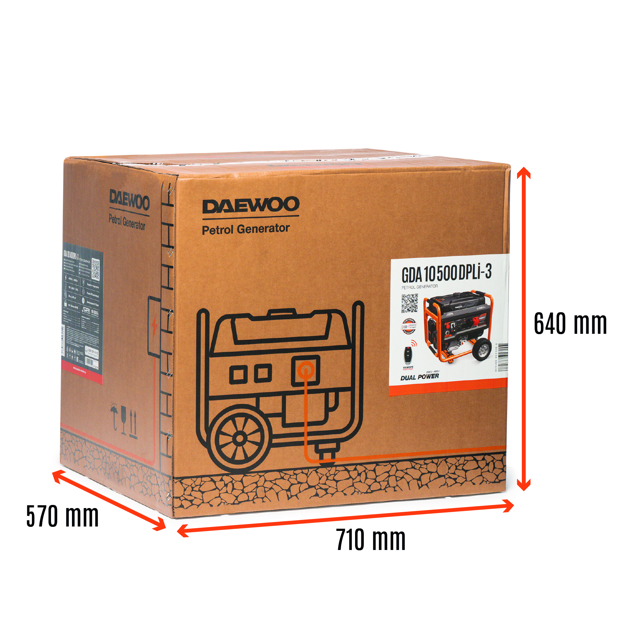 Генератор бензиновый DAEWOO GDA 10500DPLi-3