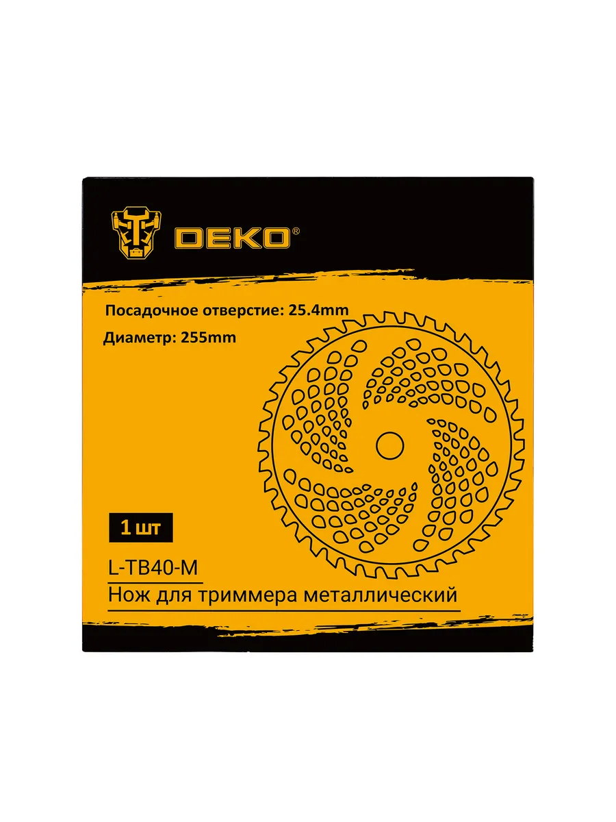Нож для триммера металлический DEKO TB40-M